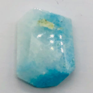 81cts Druzy Natural Hemimorphite Pendant Bead | Blue | 35x27x8mm | 1 Bead |