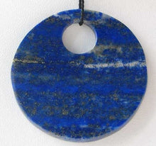Load image into Gallery viewer, Starry Night Natural Lapis Disc Pendant Bead 9362A - PremiumBead Primary Image 1
