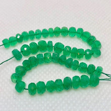 Load image into Gallery viewer, 2 Natural Emerald 4x2.5mm to 5x3.5mm Faceted Roundel Beads 10715C - PremiumBead Primary Image 1

