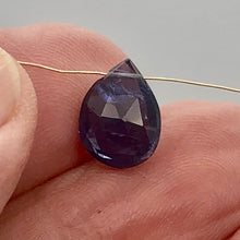 Load image into Gallery viewer, 2.6cts Indigo Iolite Faceted Teardrop Bead | 11x8mm |
