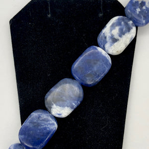 Sensational! Natural Sodalite Bead Strand | 20 Beads |17x15x5mm to 20x15x5mm | - PremiumBead Alternate Image 4