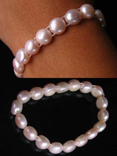 Load image into Gallery viewer, Soft Bloom Pink FW Pearl 9 1/2mm Stretch Bracelet 9916E - PremiumBead Alternate Image 3
