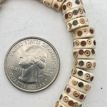 Load image into Gallery viewer, Colorful Waterbuffalo Bone Wheel Beads | 9x4mm | multi-color | Wheel | 44 beads| - PremiumBead Alternate Image 6
