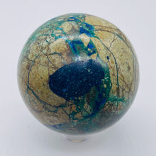 Load image into Gallery viewer, Azurite Malachite Chrysoprase Scry Crystal Sphere | 60mm | Green/Blue/Brown | 1
