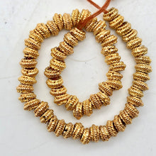 Load image into Gallery viewer, Fantastic! Copper Braided Spacer Beads | 6x3mm | Copper | Wheel | 20 beads | - PremiumBead Alternate Image 6
