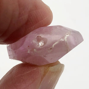 Chatoyant Pink Lilac Kunzite Faceted Nugget Bead| 1 Bead| 28x22x10 to 22x20x10mm