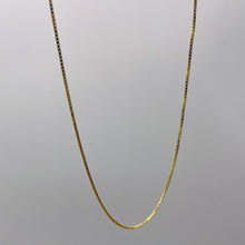 Load image into Gallery viewer, Box Chain Necklace Vermeil over Sterling Silver | 24&quot; Long | Gold | 1 Necklace |
