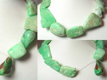 Load image into Gallery viewer, 895cts Designer Natural Chrysoprase Nugget Bead Strand 108491AC - PremiumBead Alternate Image 4
