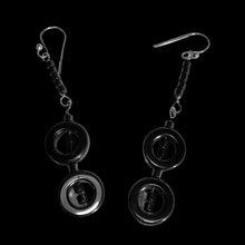 Load image into Gallery viewer, Hematite and Sterling Silver Earrings Very Chic 310655
