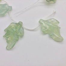 Load image into Gallery viewer, Carved Green Prehnite Leaf Briolette Bead Strand 109886A - PremiumBead Alternate Image 3
