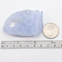 Load image into Gallery viewer, 202cts Blue Chalcedony Natural &amp; Untreated Designer Pendant Bead - PremiumBead Alternate Image 7
