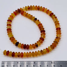 Load image into Gallery viewer, Carnelian Agate Half Strand Roundel Beads | 8x4mm | Orange | 44 Beads |
