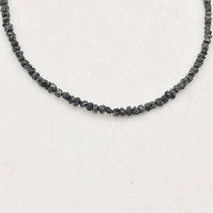 Natural Black Druzy Diamond Beads | 13 Beads | approx. 1" | 2.25x1.5mm | 10594A - PremiumBead Alternate Image 2