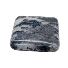 Load image into Gallery viewer, 1 Bead of Black &amp; White Zebra Agate Pendant Beads 008615
