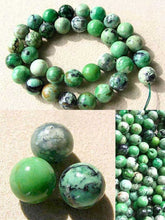 Load image into Gallery viewer, Mojito 10-11mm American Green Turquoise Round Bead Strand 107416 - PremiumBead Alternate Image 4
