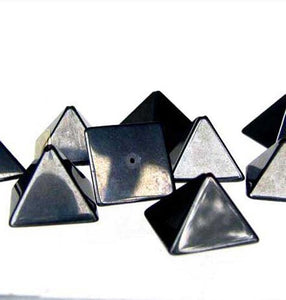 Shine 2 Hand Carved Hematite Pyramid Beads 9289HM - PremiumBead Alternate Image 2