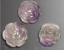 Load image into Gallery viewer, Bloomer 2 Carved Amethyst Rose Flower Beads 009290Aml - PremiumBead Alternate Image 2
