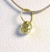 Load image into Gallery viewer, 0.24cts Natural Canary Diamond &amp; 18K Gold Pendant 8798O - PremiumBead Alternate Image 2
