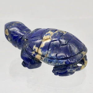 Natural Lapis Turtle Figurine or Pendant |40x21x13mm | Blue | 79.4 carats - PremiumBead Alternate Image 7