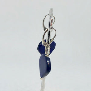 Lovely Hearts Blue Sodalite & Silver Earrings 300514A - PremiumBead Alternate Image 2