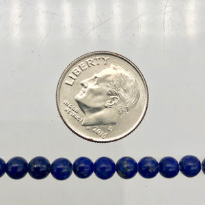 Stunning Natural AAA Lapis 4mm Round Bead Strand - PremiumBead Alternate Image 7