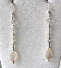 Load image into Gallery viewer, Delicious Mother of Pearl &amp; Silver Earrings 8172 - PremiumBead Alternate Image 2
