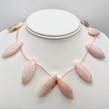 Load image into Gallery viewer, Pink Peruvian Opal Marquis Briolette 12 Bead Strand 10815K - PremiumBead Alternate Image 3
