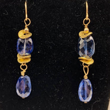Load image into Gallery viewer, Stunning AAA Blue Kyanite 14Kgf Earrings, 1 13/16&quot; (Long), Blue 310834 - PremiumBead Alternate Image 7
