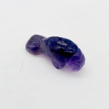 Load image into Gallery viewer, Grace Carved Amethyst Manatee Bead Figurine | 27x10x12mm | Purple - PremiumBead Alternate Image 5
