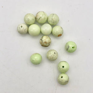 Rare! Lemon Chrysoprase 7.5 - 8mm Beads! - PremiumBead Alternate Image 2