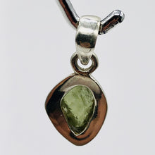 Load image into Gallery viewer, Moldavite Sterling Silver Drop | 1&quot; Long | Green | 1 1&quot; Long |
