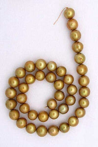 Golden Horizons Big 9 to 11mm FW Pearl 8 inch Strand 9060HS - PremiumBead Primary Image 1