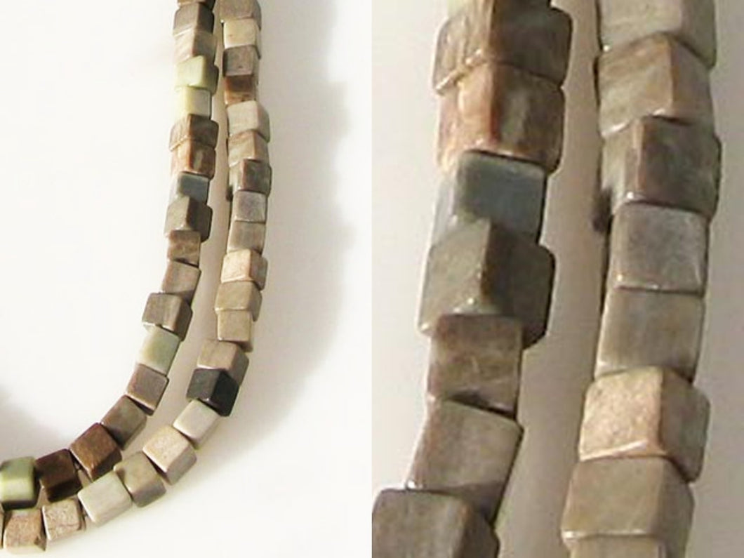 Petrified Wood Silver Leaf Agate Bead 8 inch Strand (47 to 50 Beads) 9472HS - PremiumBead Primary Image 1
