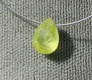 1 Green Chrysoberyl 6.5x3mm Faceted Briolette Bead 5529 - PremiumBead Primary Image 1