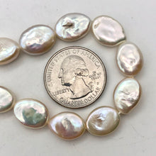 Load image into Gallery viewer, Creamy Oval/Teardrop FW Coin Pearl Strand - PremiumBead Alternate Image 10
