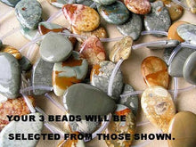 Load image into Gallery viewer, Aahh 2 Owyhee Jasper Flat Briolette Pendant Beads 7380 - PremiumBead Primary Image 1
