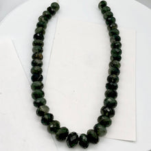 Load image into Gallery viewer, Natural Graduated Green Rutilated Faceted Quartz Rondelle Bead Strand | 16&quot; | - PremiumBead Alternate Image 4
