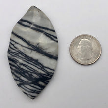 Load image into Gallery viewer, Dramatic Picasso Jasper Marquis 67x36mm Centerpiece Bead 8712 - PremiumBead Alternate Image 3
