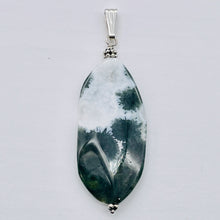 Load image into Gallery viewer, Ocean Jasper Sterling Silver Long | 2 1/2&quot; Long | White/Black | 1 Pendant |
