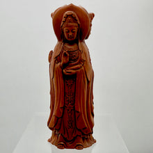 Load image into Gallery viewer, Three Faces of Beautiful Carved &amp; Signed Quan Yin Boxwood Statue - PremiumBead Alternate Image 9
