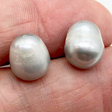 Load image into Gallery viewer, 2 Hot 12-13mm Platinum Freshwater Pearls for Jewelry Making - PremiumBead Alternate Image 4
