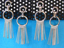 Load image into Gallery viewer, Sassy Solid Sterling Silver Designer Dangle Earrings 10123I - PremiumBead Primary Image 1
