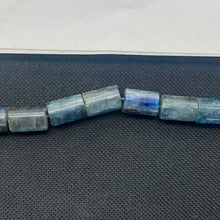 Load image into Gallery viewer, Sparkling Blue Kyanite Tube Bead 16&quot; Strand |15 -14 x 10mm | 28 beads | - PremiumBead Alternate Image 9
