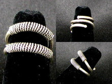 Load image into Gallery viewer, Exotic!! Double 925 Solid Sterling Silver Size 5 Ring 5835 - PremiumBead Primary Image 1
