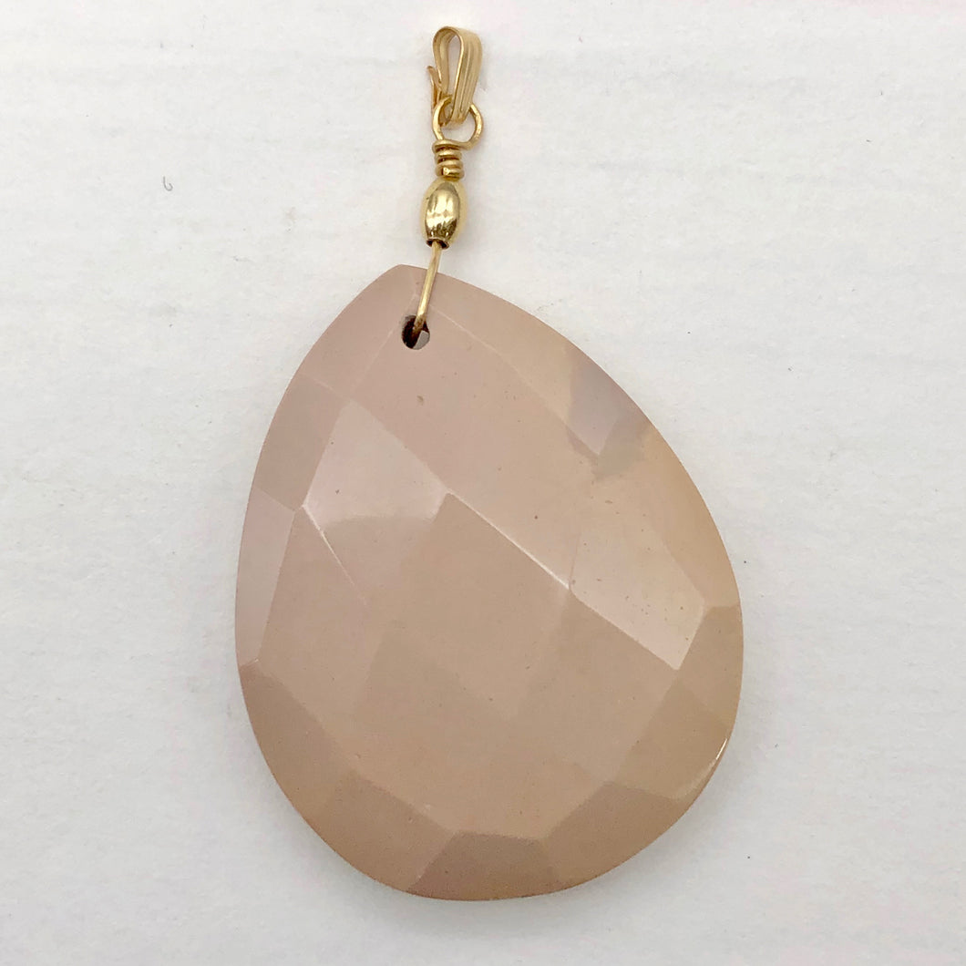 Mookaite 14K Gold Filled Faceted Teardrop Pendant | 2 1/2