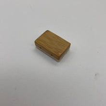 Load image into Gallery viewer, Mahjong Bamboo Rectangle Tile Pendant Bead | 25x17x9mm | Green White | 1 Bead |
