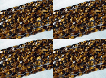Load image into Gallery viewer, Golden Slender Twist Tigereye 17x6mm Bead Strand 104604 - PremiumBead Alternate Image 2

