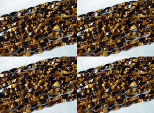 Golden Slender Twist Tigereye 17x6mm Bead Strand 104604 - PremiumBead Alternate Image 2