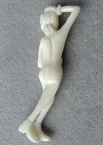 Unique Hand Carved Waterbuffalo Bone Geisha Bead 4832A - PremiumBead Alternate Image 2