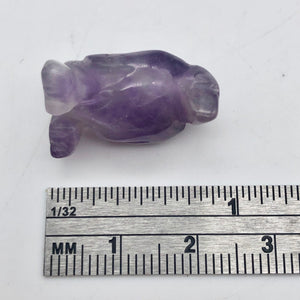 March of The Penguins Carved Amethyst Figurine | 21x12x11mm | Purple - PremiumBead Alternate Image 7